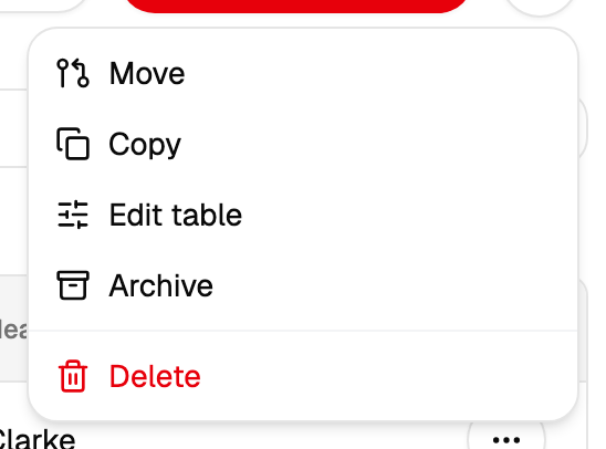 Book menu