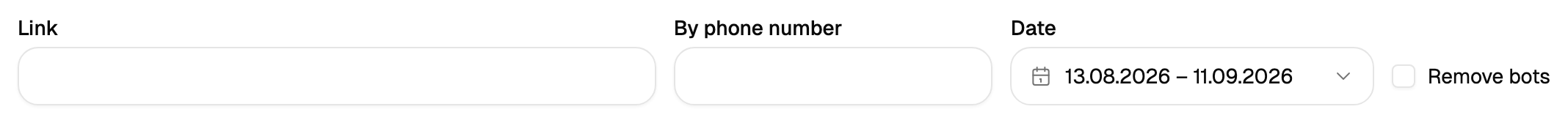Short link search